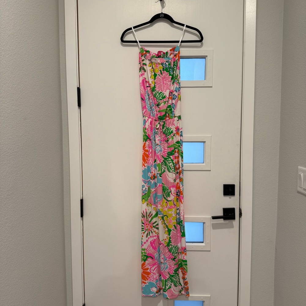 Lilly Pulitzer for Target Multicolor Floral Strapless Dress